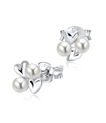 Pearl Silver Ear Stud STS-3388